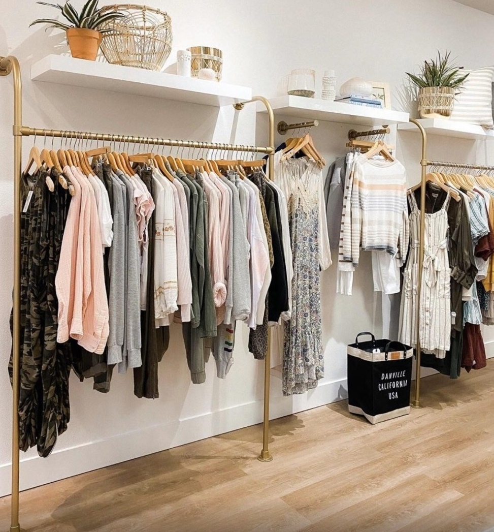 Modern boutique store interior